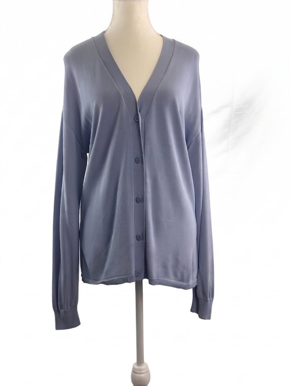 Lisette L Montréal V-Neck Fine Knit Cardigan - SIZE Large